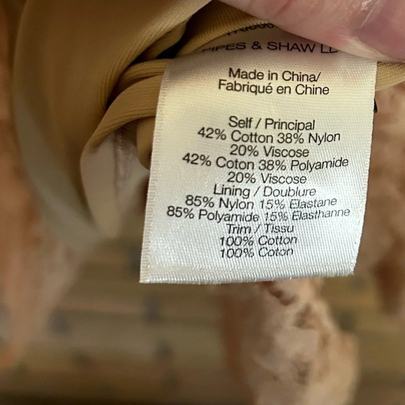 VERONICA BEARD Aura Asymmetrical Lace Mini Skirt Nude/Blush Pink Slip Size 6 - Picture 4 of 6